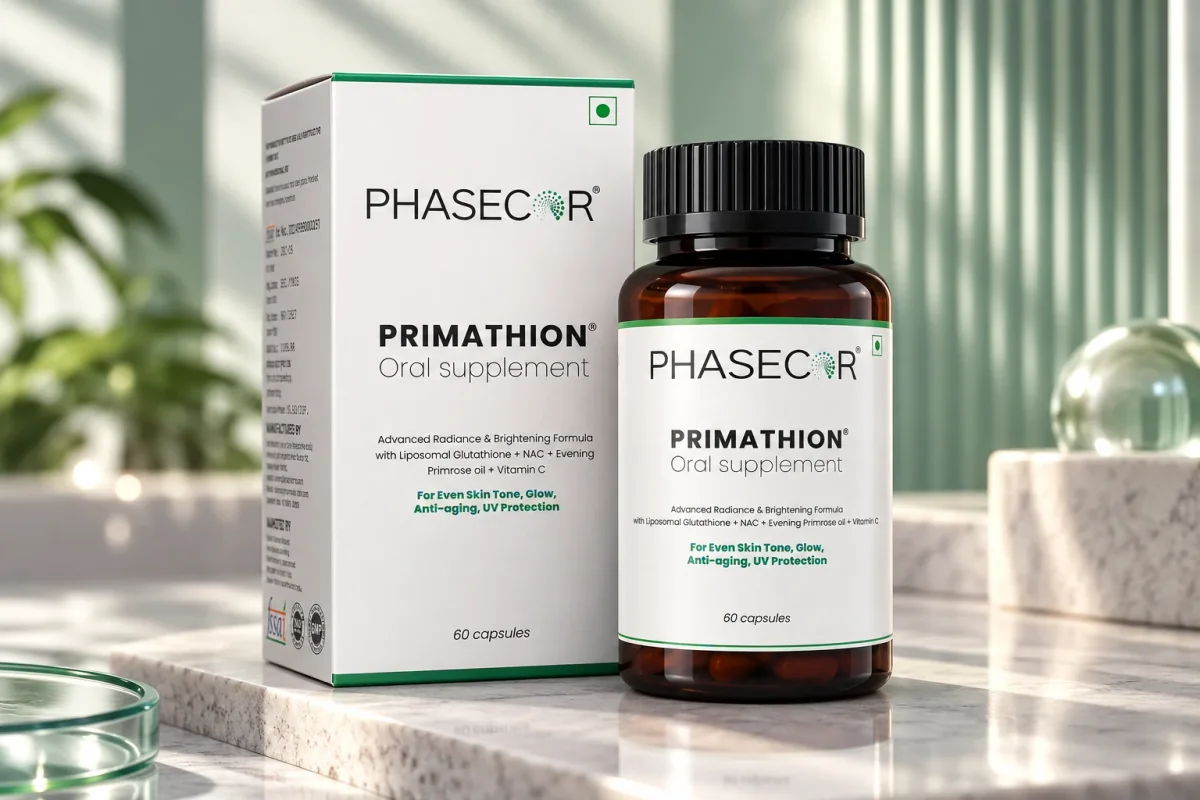 Primathion Oral Supplement Bottle & Packaging Box