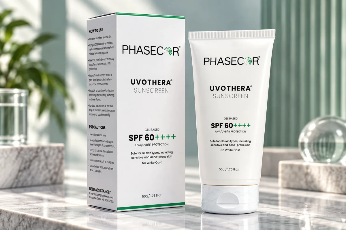 UVoThera Sunscreen Tube & Packaging Box